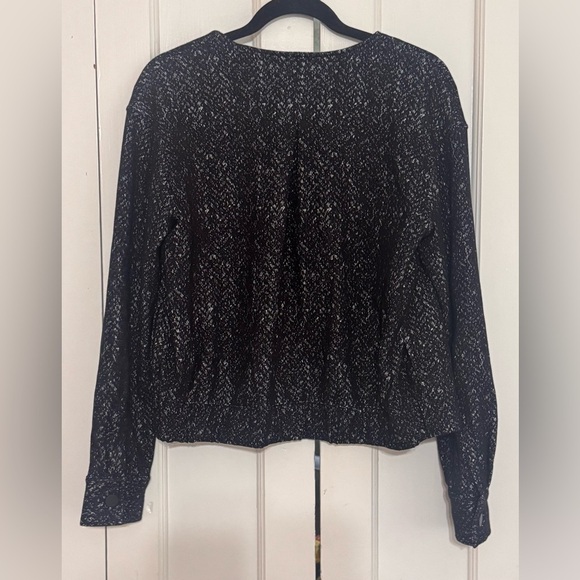 SPANX Ponte Bomber Jacket in Herringbone - Picture 6 of 6